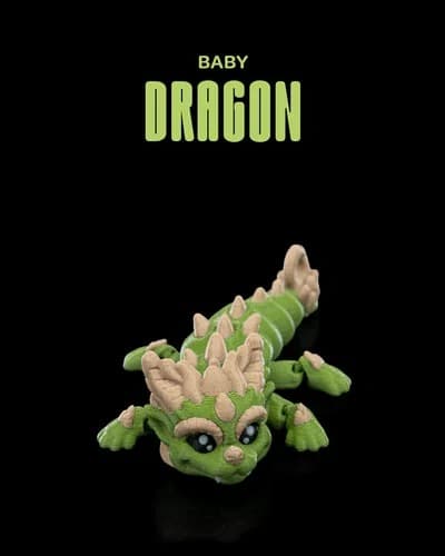 Filhote de dragão decorativo