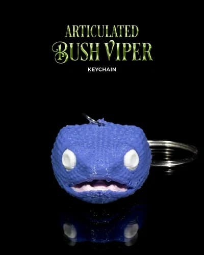 Chaveiro articulado de víbora