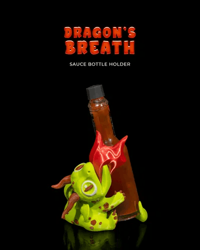Suporte para molho com tema de dragão
