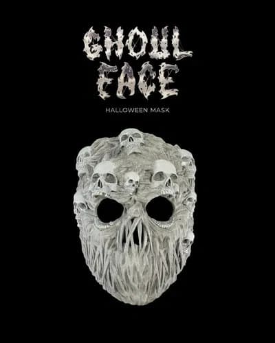 Máscara temática de Halloween
