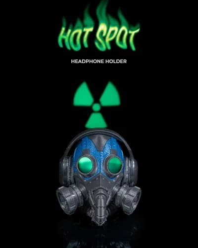 Suporte para headphone com visual temático