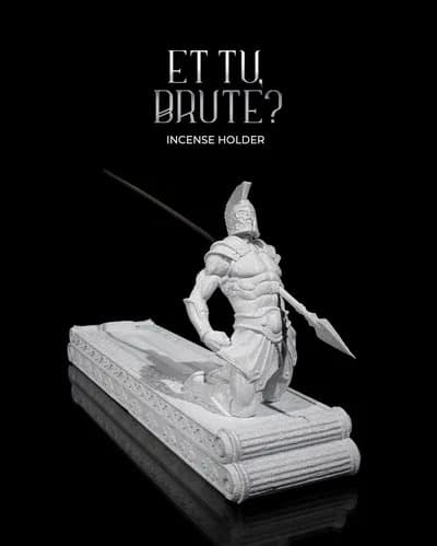 Porta-incenso temático com estética dramática