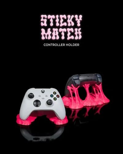 Suporte para controle impresso em 3D